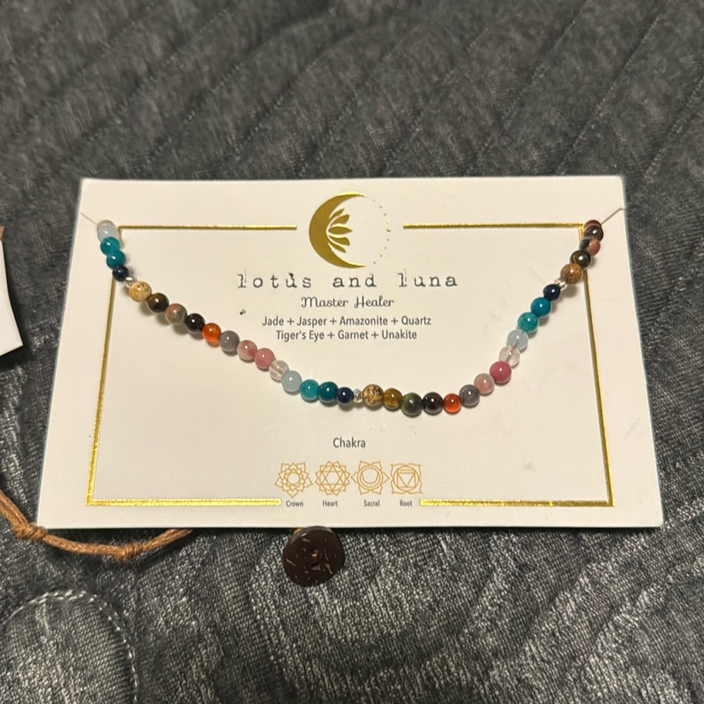 Beautiful earth toned bead choker